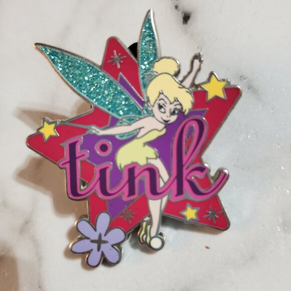 Tink Stars & Flower Disney Pin - Picture 1 of 7